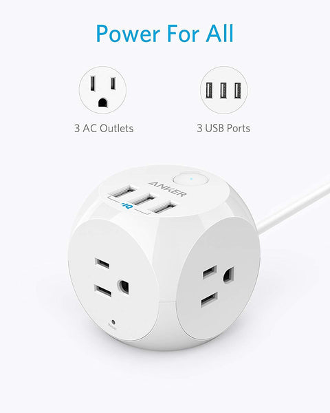 Anker PowerPort Cube With 3 AC Outlets in Canada