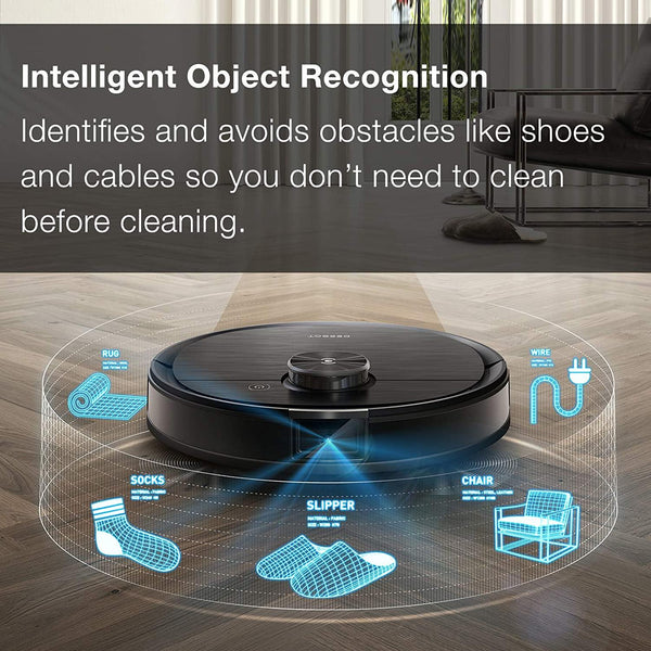 Ecovacs Deebot Ozmo T8 AIVI Robot Vacuum Cleaner & Mop with Auto-Empty  Station