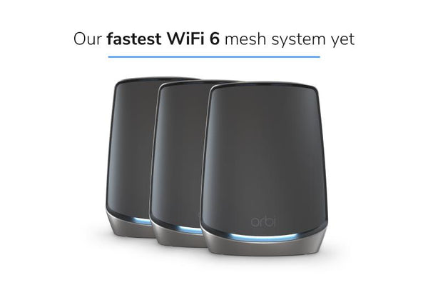 Netgear Orbi 860 Series Tri-Band WiFi 6 Mesh System - AX6000 Mesh WiFi  System (RBK863S)