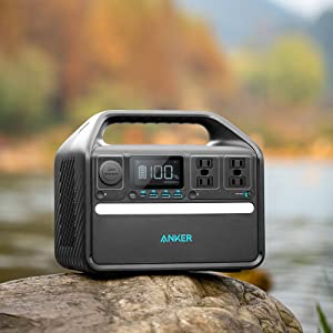 Anker Portable Generator 512Wh, 535 Portable Power Station (PowerHouse  512Wh)